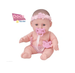 Boneca Doce Carinho Faz Xixi Adijomar 26cm com Mamadeira, Chupeta e Peniquinho - comprar online