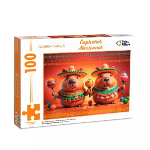 Q. CABECA 100 PCS - CAPIVARAS MEXICANAS