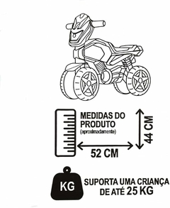 Imagem do TOTOKROSS MOTOCA DE EQUILIBRIO ROSA - 8017