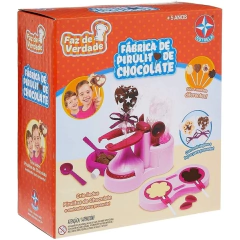Fabrica de Pirulito de Chocolate Faz de Verdade Estrela
