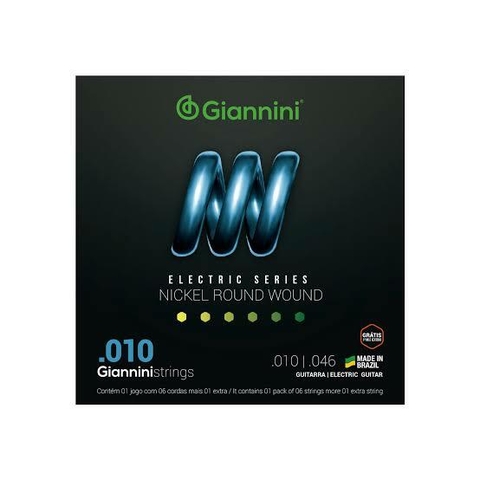 Encordoamento para Guitarra GEEGST10 .010 - Giannini