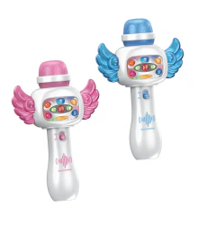 Microfone Musical Braskit 2036-6 – Luzes, Efeitos Sonoros e Modificador de Voz - comprar online