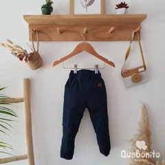 Pantalón Cargo azúl - comprar online