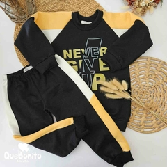 Conjunto "Never Give"