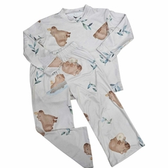 Pijama "Capibara" blanco
