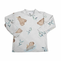 Pijama "Capibara" blanco - comprar online
