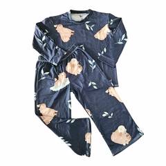 Pijama "Capibara" azul - comprar online