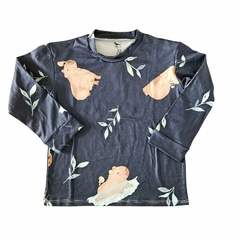 Pijama "Capibara" azul en internet