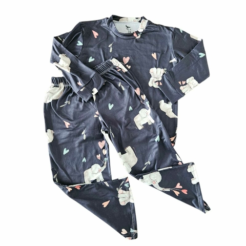 Pijama "Elefante" azúl