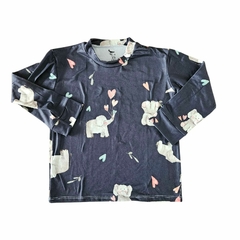 Pijama "Elefante" azúl - comprar online