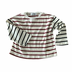 Remera "Coello" Raya bordo