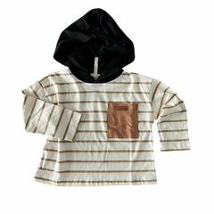 Remera "Goya" Capucha negra