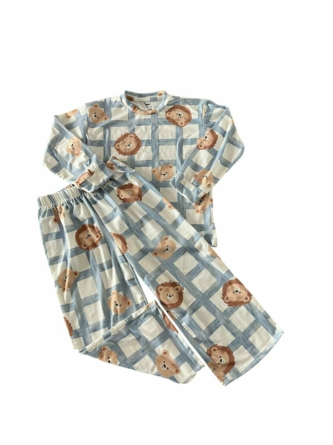 Pijama "Lion" Celeste