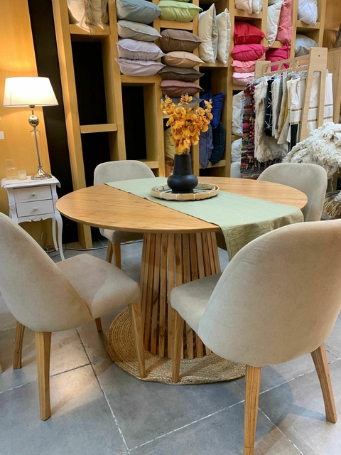 set mesa varillas 120 + silla escandi- codigo 652-650
