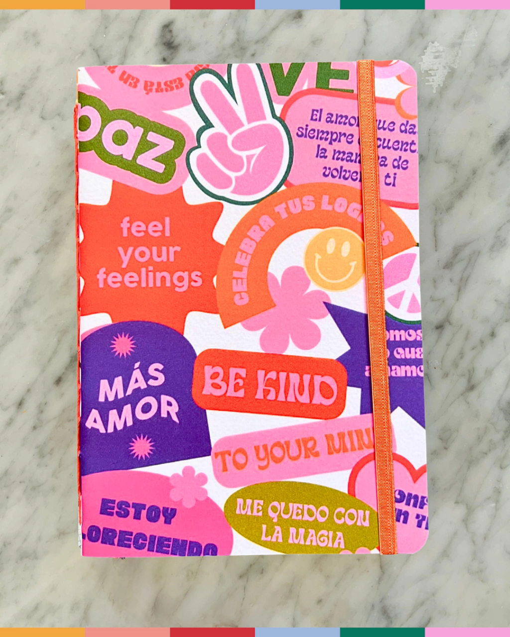 Libreta Stickers A5 (15*21) con elástico