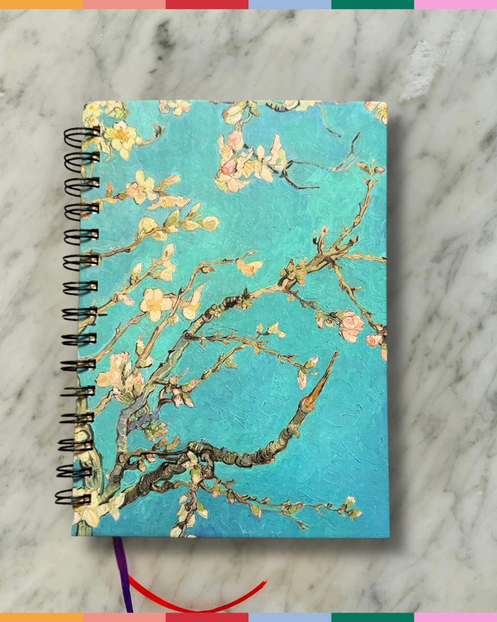 Cuaderno Almendros Anillado A5 (15*21 cm)