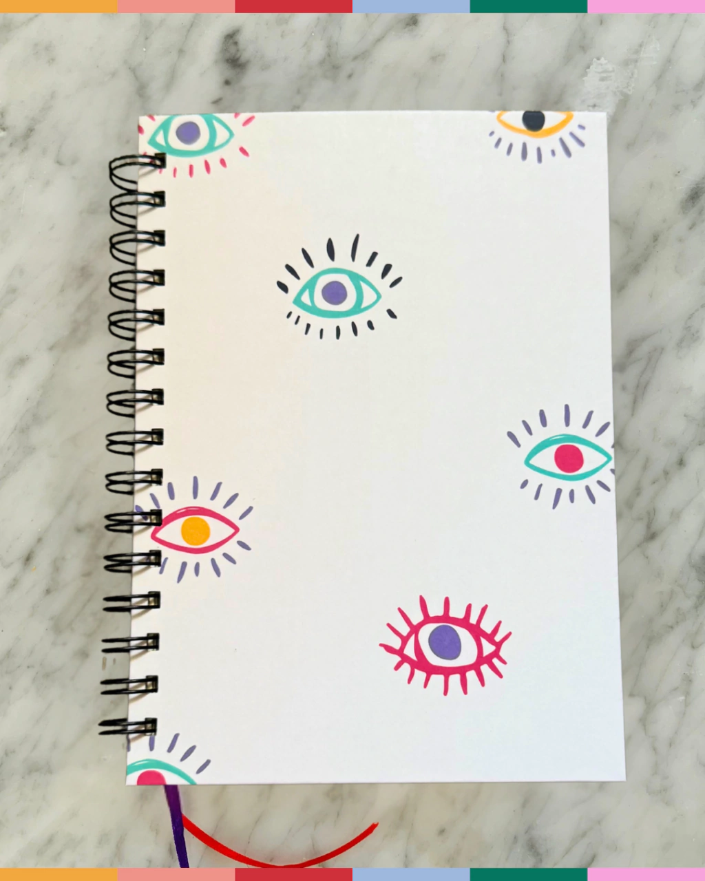 Cuaderno Mil ojos Anillado A5 (15*21 cm)