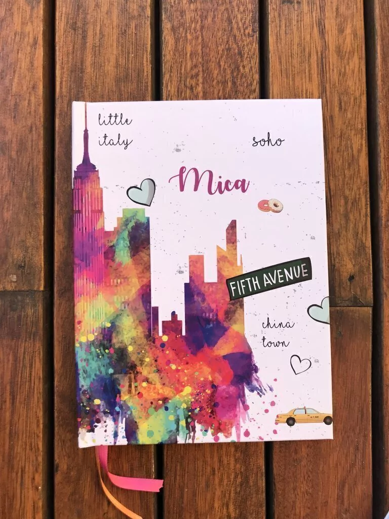 Cuaderno de Viaje Cosido con tapa Personalizada A5 (15*21cm)