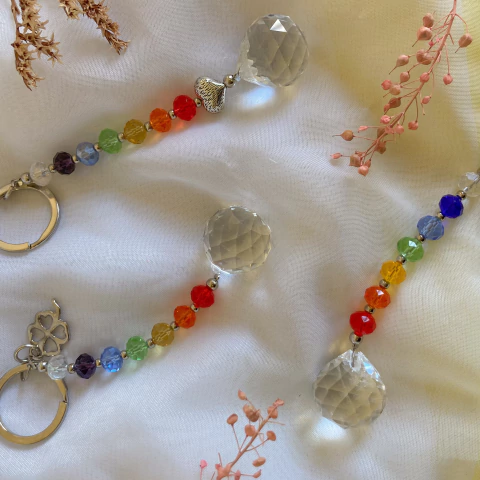 LLAVERO ATRAPASOL 7 CHAKRAS (BI333)
