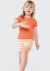 Blusa Infantil Menina Toddler Com Fru frus Hering - Laranja na internet