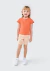 Blusa Infantil Menina Toddler Com Fru frus Hering - Laranja
