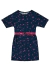 Vestido Moletinho Com Cinto Malwee - Azul