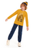 Conjunto Manga Longa Game Boca Grande - Amarelo na internet