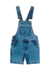 Jardineira Infantil Jeans Menino Carinhoso - Azul