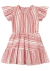 Vestido Com Listras Carinhoso - Vermelho
