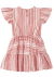 Vestido Com Listras Carinhoso - Vermelho - comprar online