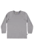 Camiseta Básica Infantil Menino Manga Longa Boca Grande - Cinza - comprar online
