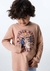 Camiseta Menino Toddler Com Estampa Interativa Hering - Bege - comprar online