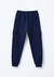 Calça Infantil Menino Jogger Cós Elástico Hering - Azul - loja online