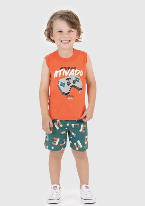 Conjunto Malwee Masculino - Laranja - comprar online