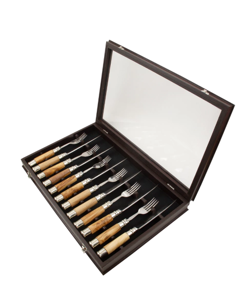 Caja De Cubiertos x12