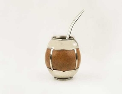 Mate Carolina calabaza de alpaca