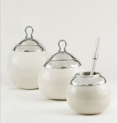 Juego De Mate Airaudo Platero Alpaca Cristal - comprar online