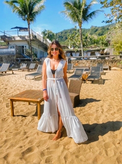 Saída capri Longa branca - comprar online