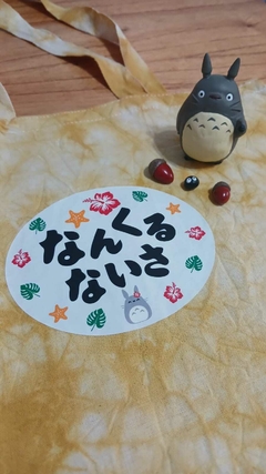 Ecobag Shibori Totoro - Kanai Artesanías
