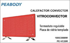 CALEFACTOR VITRO.CONVECTOR . PEABODY VC20R