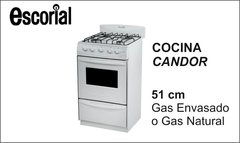 COCINA ESCORIAL CANDOR GAS LICUADO - comprar online