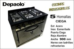 COCINA INDUSTRIAL 5H . CIEGA. DEPAOLO