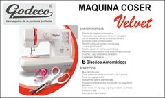 MAQUINA DE COSER VELVET. GODECO - comprar online