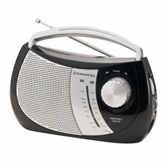 RADIO PORTÁTIL DUAL DAIHATSU D-RP38 AM/FM NEGRO