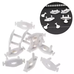 10 unidades de enchufe de alimentación, cubierta protectora ABS