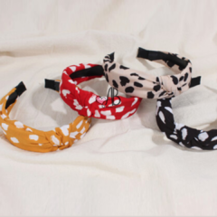 VINCHA GASA NUDO PRINT X3