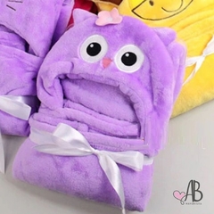 MANTA CON CAPUCHA BEBE