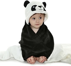 MANTA CON CAPUCHA BEBE