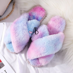 PANTUFLA PELUCHE BATIC X UNIDAD - Ab importados