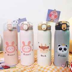 BOTELLA TERMICA ANIMALS PASTEL